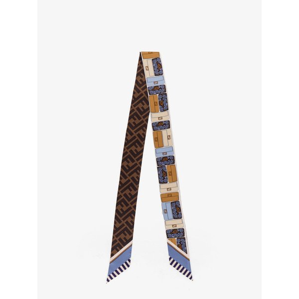 여성 스카프 실크 방도 위드 바게트 플라워 모티프 FXT011 ASQFF1