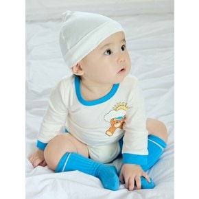 25년 SS (공용) 유아 버비 9부 바디수트 (양말SET)  MKF5UI3304