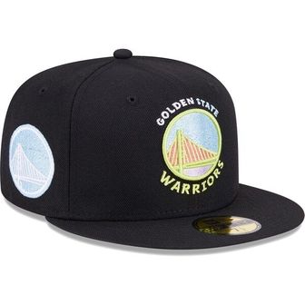 뉴에라 [해외] 907769 뉴에라 모자 NBA 골든스테이트 워리어스 Color Pack 59FIFTY Fitted Hat Black