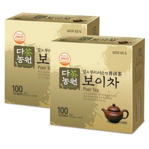 다농원 보이차 100티백 2개세트