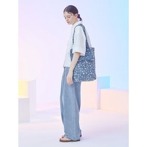 DENIM PRINT STAR ECO BAG