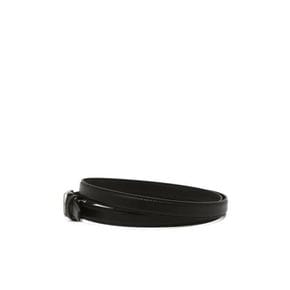 JABE5F180BK 질스튜어트 [베누아벨트] 블랙 버클장식 소가죽 벨트..