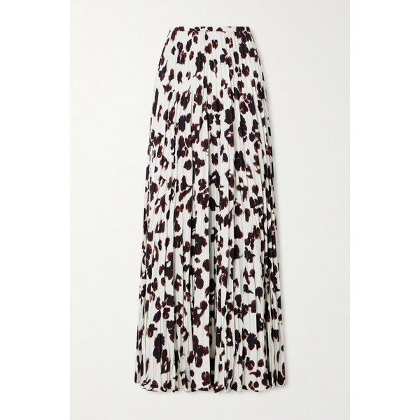 프로엔자슐러 루나 플리츠 프린트 트윌 미디 스커트 46376663162979594