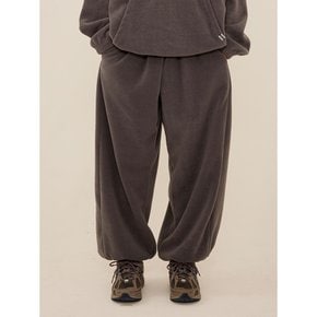 CB FLEECE WIDE JOGGER PANTS (GRAY)