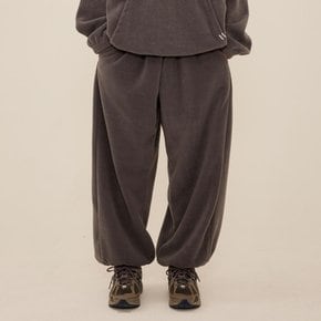 CB FLEECE WIDE JOGGER PANTS (GRAY)