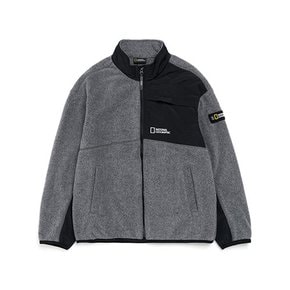 내셔널지오그래픽 키즈 N214KFT240 FLEECE 트레이닝 F-ZIP M_GREY