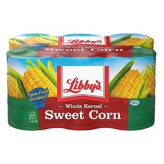  리비스 스위트콘 옥수수 캔 Libbys Whole Kernel Sweet Corn 432g 6개