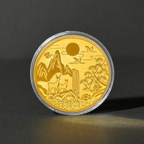 순금 24K 만수무강 십장생 코인 0.1g