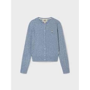 Steve High Gauge Wool Cable Cardigan WHCKG1215F