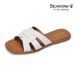 베어파우(BEARPAW) 슬리퍼 ADRIANA 화이트  K2258084QBW