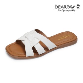 베어파우 베어파우(BEARPAW) 슬리퍼 ADRIANA 화이트  K2258084QBW