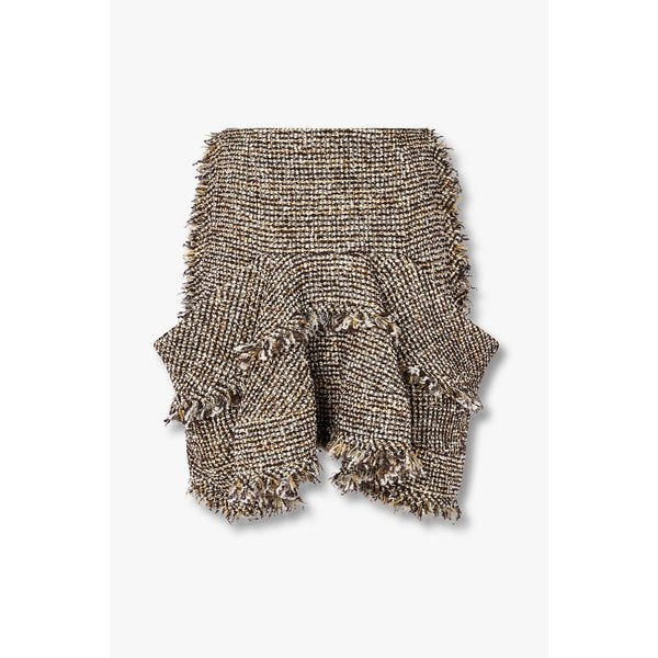 여성 프린지 트위드 스커트 6415316121000