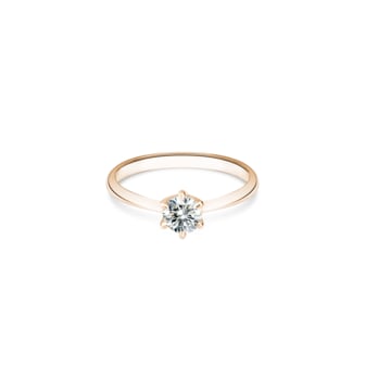 디네치 CLASSIC SOLITAIRE DIAMOND RING 0.3ct 18K ROSE GOLD(랩그로운다이아몬드) / 211220423