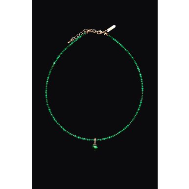 2mm 공작석 Malachite Necklace