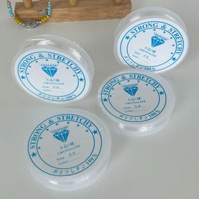 비즈공예 탄성 우레탄줄 비즈 팔찌 만들기 비즈와이어