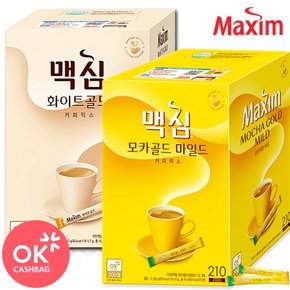 맥심 모카골드 210T+화이트골드 210T