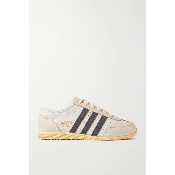 재팬 DECON W 퍼포레이티드 스웨이드 트림 가죽 스니커즈 46376663162980566