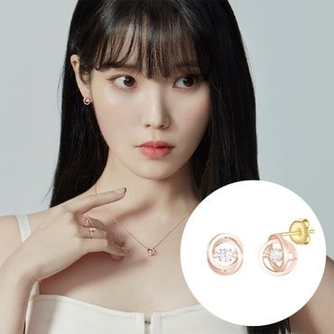 제이에스티나 아이유 PICK MIOELLO 14K 귀걸이 (JJMEEQ2BS601R4000)