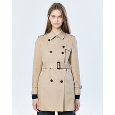 [25SS] 더블 하프 기장 트렌치코트 베이지 HSCO5BC22I2