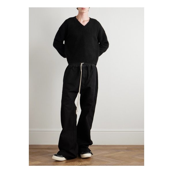 토미 브러시드 니트 스웨터 블랙 46376663162857288