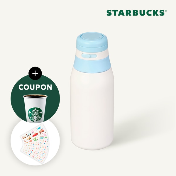 [스타벅스] SS 플레이 블루 리라 스티커 텀블러 355ml