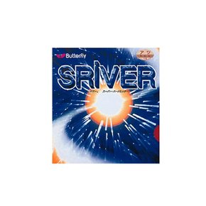 BUTTERFLY 버터플라이 탁구 러버 SRIVER 05050-006-0-020 내구성 반발력 우수/매장판