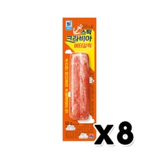  사조대림 스틱크라비아 버터갈릭 맛살 60g x 8개