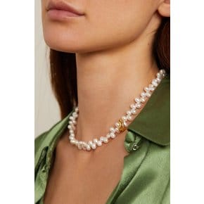 La Calliope Gold-plated Pearl Necklace 골드