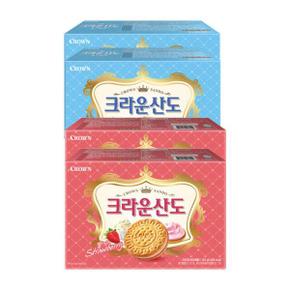 크라운 산도크림, 323g, 2개 + 산도딸기,