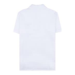 남성 더블 하트 와펜 폴로 티셔츠 AZ P1T290 051 WHITE