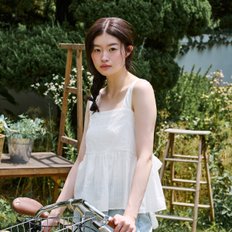 LACE SLEEVELESS TOP_WHITE