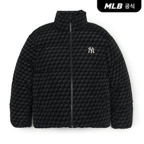 [코리아공식] 클래식 모노그램 톤톤 벨벳 숏패딩 NY (Black)