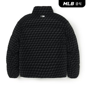 [코리아공식] 클래식 모노그램 톤톤 벨벳 숏패딩 NY (Black)