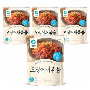 청정원 오징어채볶음 100g 4개