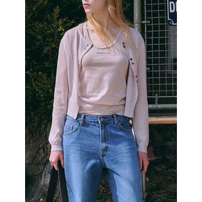 Summer knit jacket + sleeve [IVORY]