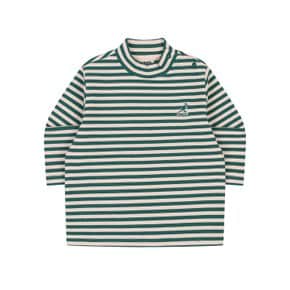 [공통][베이비] 스트라이프 모크넥 티셔츠 RD 0960 그린 (ARDCUT09600GN)