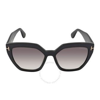 톰포드 4663869 Tom Ford Phoebe Grey Butterfly Ladies Sunglasses