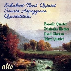 [CD] 슈베르트 - 피아노 5중주곡 송어 D.667, 아르페지오네 소나타 D.821 / Franz Schubert - Piano Quintet In A Major D.667 The Trout, Sonata Arpeggione D.821