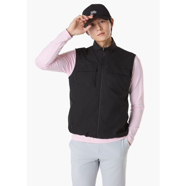 [여주점] 남성 더블 포켓 ACTIVE 베스트  GQ121MWV21 BLCK