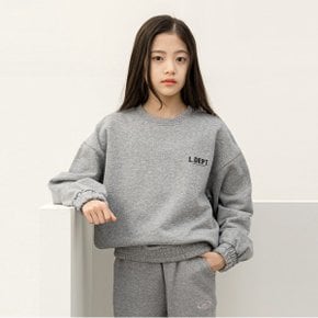 포인트 라벨 스웨트 셔츠 Grey_P354658806