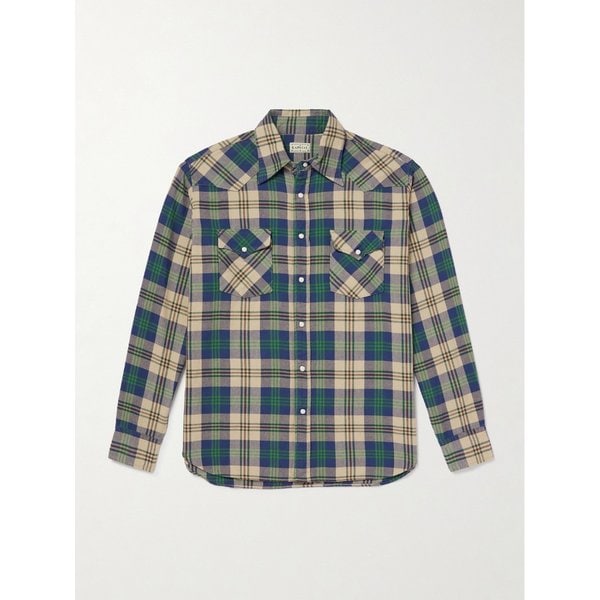 컬럼비아 체크 코튼 플란넬 웨스턴 셔츠 46376663162925190