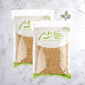 [명절 후 배송] [산담들담] 우리잡곡 귀리1kgx2팩(2kg)