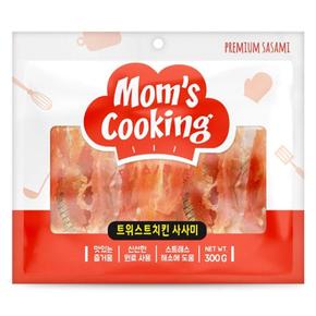 강아지간식 트위스트 사사미 300g 1P 맘스쿠킹 스낵 강아지수제간식 애견수제간식 강아지생식 대형견간식