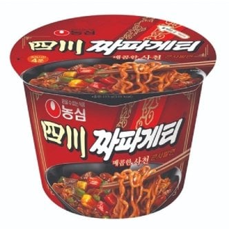  농심 사천 짜파게티 큰사발면 1개