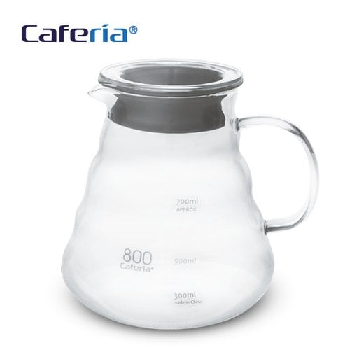 Caferia 커피서버 800ml-CG3 [커피포트/유리주전자/드립서버/핸드드립/드립용품/커피용품]