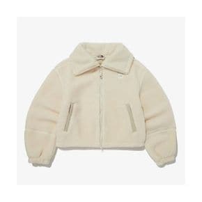 매장정품 노스페이스 THE NORTH FACE NJ4FP80J 화이트라벨 여성 퍼피 플리스 자켓_CREAM BEIGE