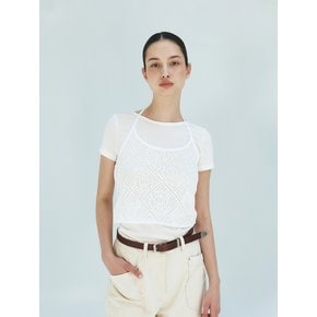 TFR LACE LAYERED TOP_2COLORS