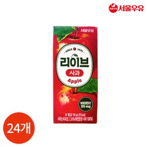 리이브 사과 190ml x 24개