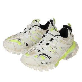 여성 트랙 스니커즈 542436 W1GC3 9070 WHITE/FLUO YELLOW [BCS045]