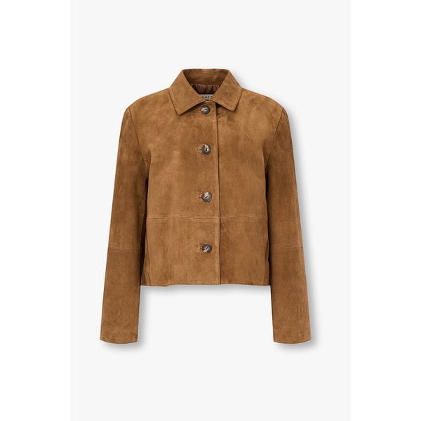 카라 버튼업 스웨이드 자켓 IA16175110164